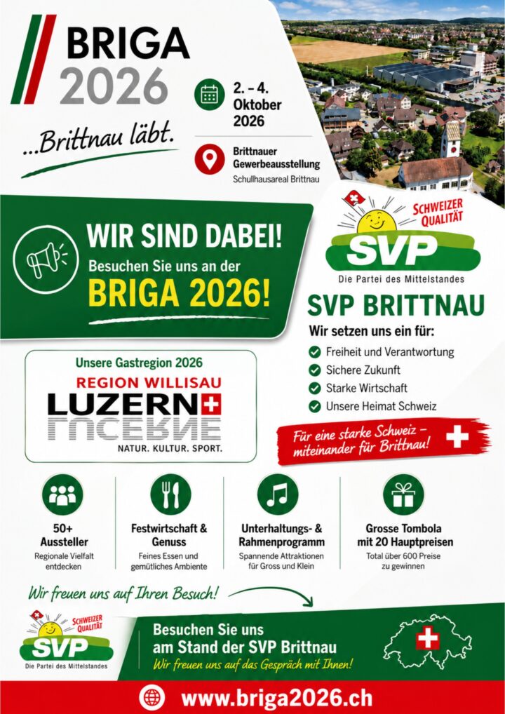 Flyer SVP-Stand an der BRIGA