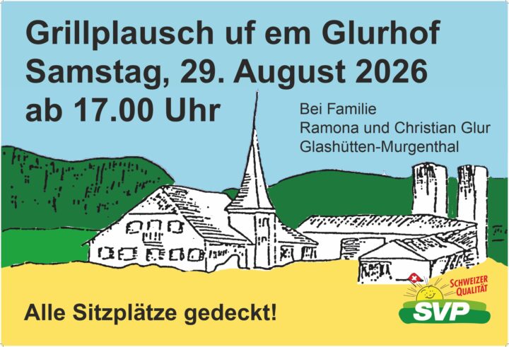 Flyer Grillplausch Glurhof 29.9.2026